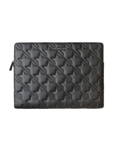 LAMARTHE Skórzana torba "Romy" w kolorze czarnym na laptopa - 33,5 x 23,5 x 2 cm