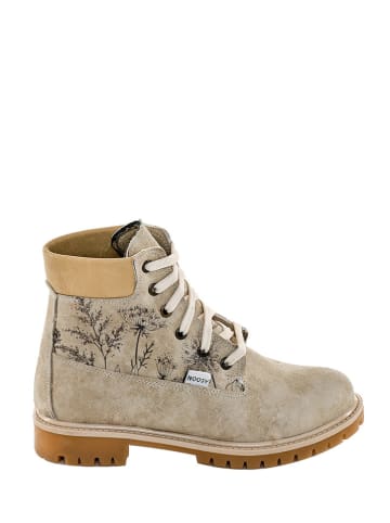 Noosy Boots in Beige/ Schwarz