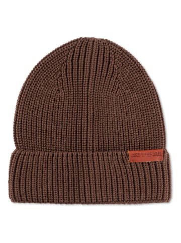 Hofbrucker Czapka beanie w kolorze brązowym