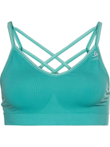 Odlo Sport-BH "Seamless Soft" in Türkis - Low