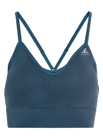 Odlo Sport-BH "Seamless Soft 2.0" in Dunkelblau - Low