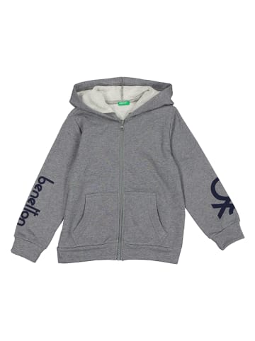 Benetton Sweatjacke in Grau