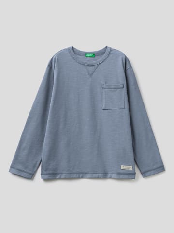 Benetton Koszulka w kolorze błękitnym
