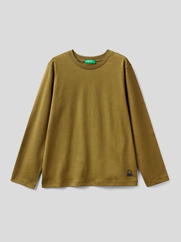 Benetton Koszulka w kolorze khaki