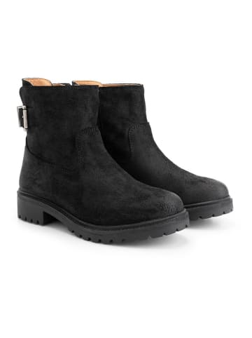 TRAVELIN' Leren boots "Honefoss" zwart