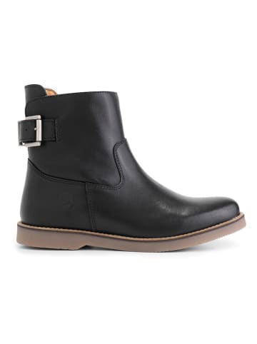 TRAVELIN' Leder-Boots "Loudeac" in Schwarz