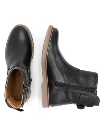 TRAVELIN' Leren boots "Loudeac" zwart