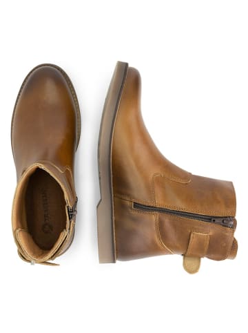 Travelin` Leder-Boots "Loudeac" in Hellbraun