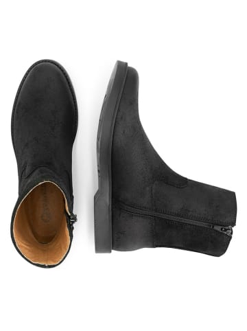 Travelin` Leren boots "Pordic" zwart