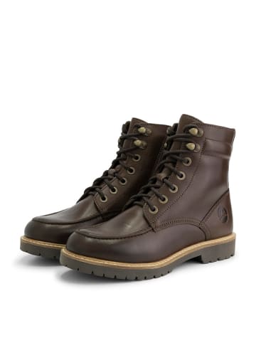 Travelin` Leder-Boots "Rogaland" in Braun