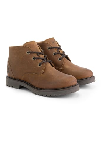 TRAVELIN' Leder-Boots "Thorning" in Hellbraun