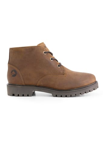 TRAVELIN' Leren boots "Thorning" lichtbruin