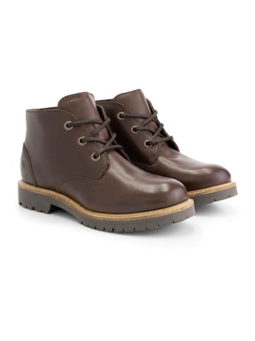 TRAVELIN' Leren boots "Tovgard" bruin