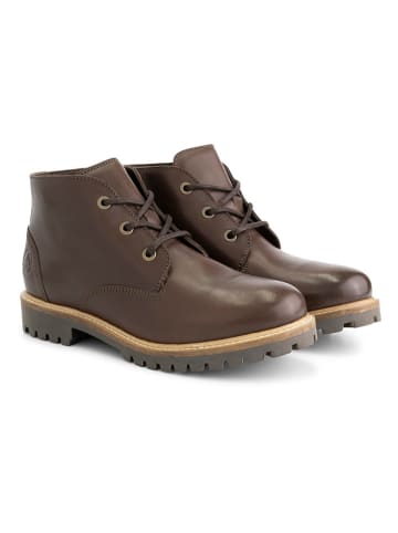 TRAVELIN' Leren boots "Tovgard" bruin
