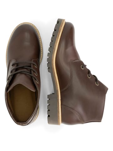 TRAVELIN' Leder-Boots "Tovgard" in Braun