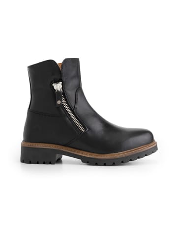 Travelin` Leder-Boots "Villendrup" in Schwarz