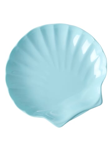 Rice Bijgerechtbord "Seashell" lichtblauw - Ø 12,5 cm