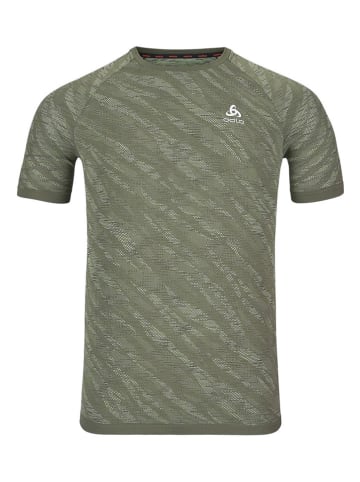 Odlo Functioneel shirt "Zeroweight Ceramicool" kaki