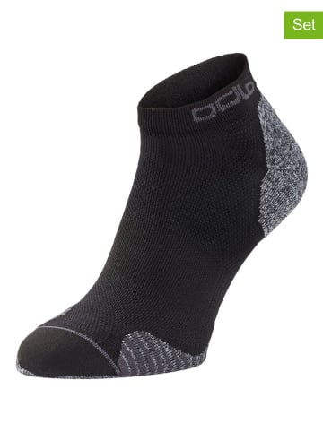 Odlo 2-delige set: functionele sokken "Ceramicool Run" zwart