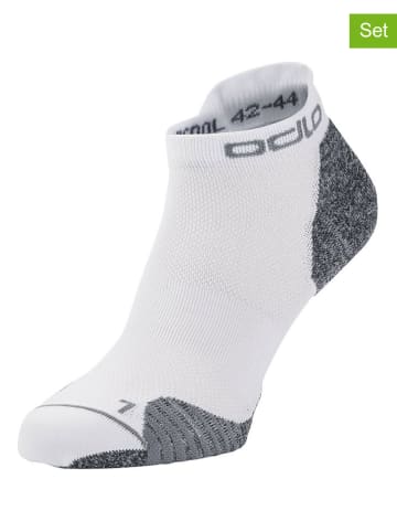 Odlo 3-delige set: functionele sokken "Ceramicool Run" wit