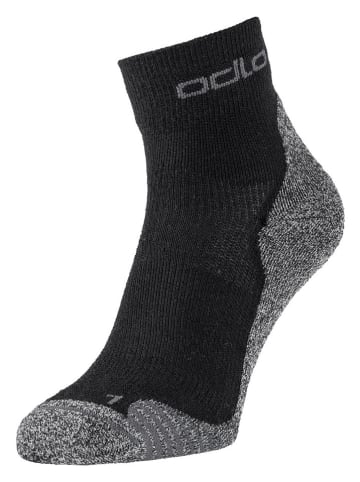 Odlo Funktionssocken "Active Warm Hike" in Schwarz/ Grau