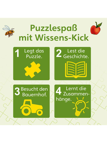 Kosmos 54tlg. Wissenspuzzle "Was ist was? Bauernhof" - ab 5 Jahren