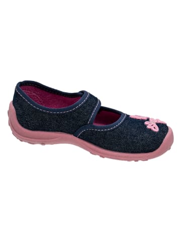 Fischer Markenschuh Pantoffels donkerblauw