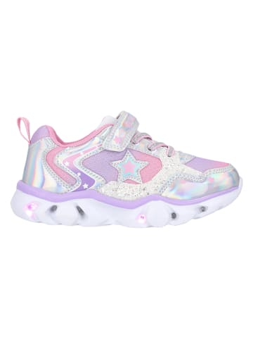 Zigzag Sneakers in Silber/ Lila