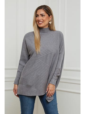 Plus Size Company Pullover "Bastos" in Grau