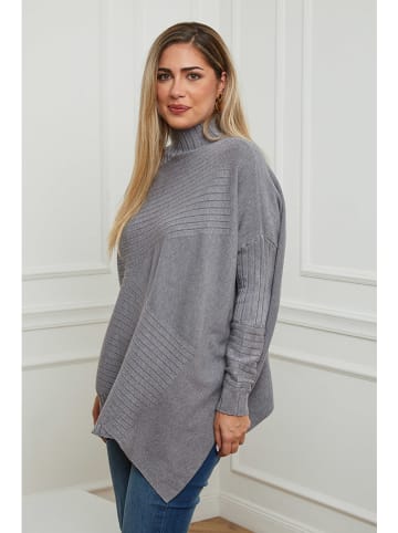 Plus Size Company Pullover "Bastos" in Grau