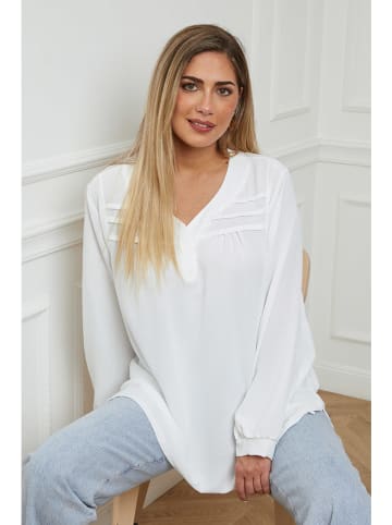 Plus Size Company Bluse "Bedina" in Weiß