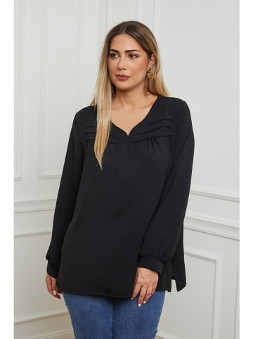 Plus Size Company Bluzka "Bedina" w kolorze czarnym