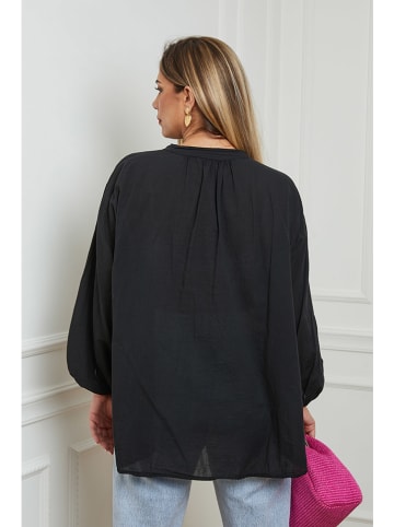 Plus Size Company Bluzka "Erjie" w kolorze czarnym