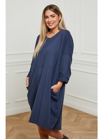 Plus Size Company Jurk "Gorel" donkerblauw