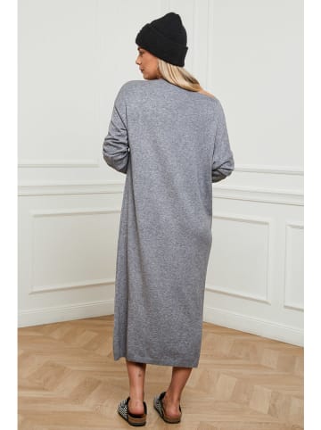 Plus Size Company Sukienka "Idrina" w kolorze szarym