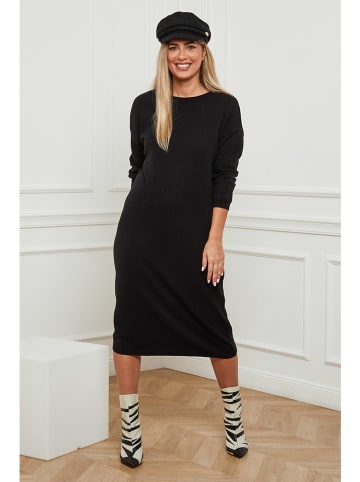 Plus Size Company Sukienka "Idrina" w kolorze czarnym