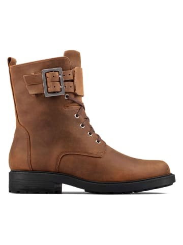 Clarks Leren boots lichtbruin