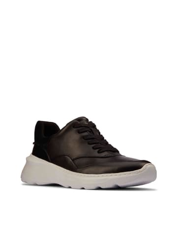 Clarks Leder-Sneakers "Sprint Lite Lace" in Schwarz