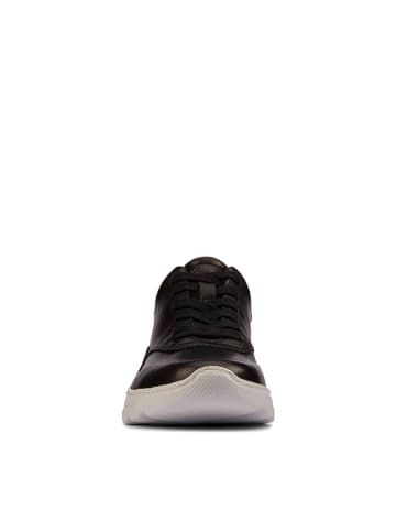 Clarks Skórzane sneakersy "Sprint Lite Lace" w kolorze czarnym