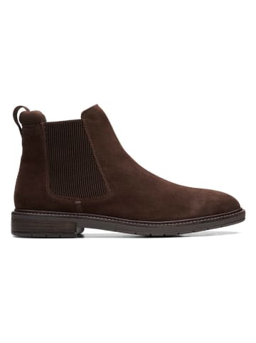 Clarks Leren chelseaboots bruin