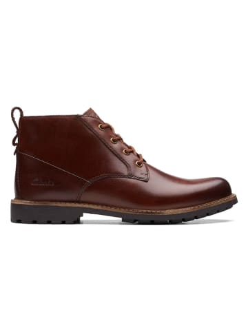 Clarks Leren veterschoenen bruin