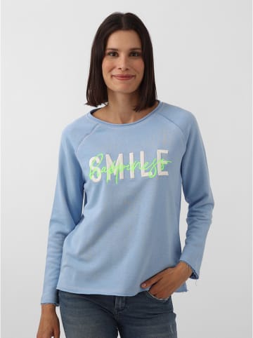 Zwillingsherz Longsleeve "Lisa" in Hellblau