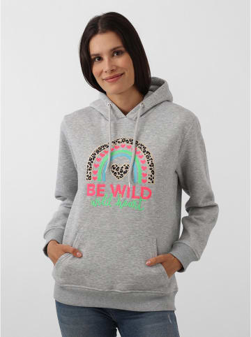 Zwillingsherz Hoodie "Nicki" grijs