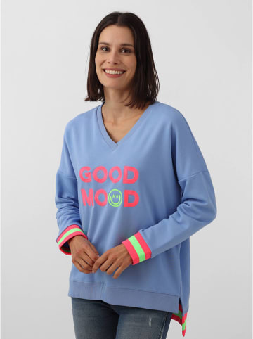 Zwillingsherz Sweatshirt "Dana" in Hellblau