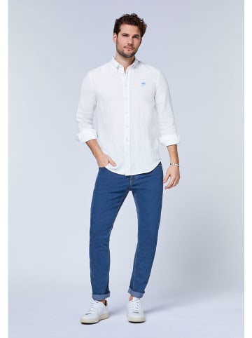 Polo Sylt Lniana koszula w kolorze białym