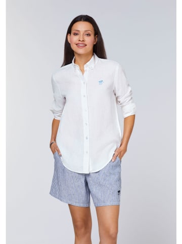 Polo Sylt Linnen blouse - regular fit - wit