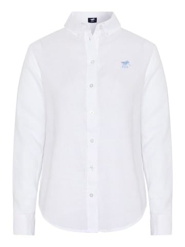 Polo Sylt Lniana koszula - Regular fit - w kolorze białym