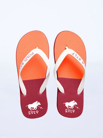 Polo Sylt Zehentrenner in Orange/ Rot