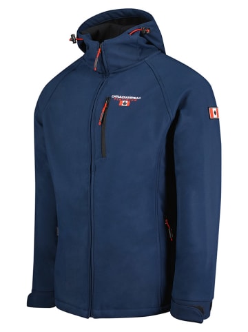 Canadian Peak Softshelljas "Takiteak" donkerblauw