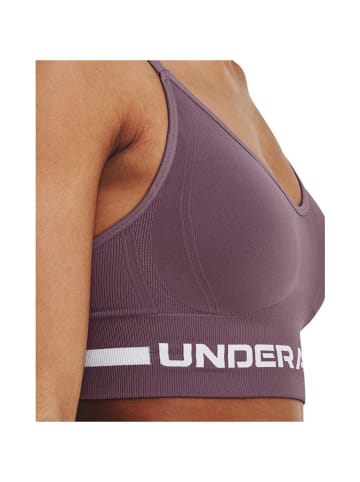 Under Armour Sportbeha "Seamless" paars - low